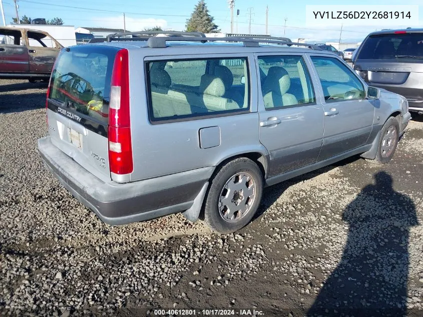 YV1LZ56D2Y2681914 2000 Volvo V70 Xc/Se