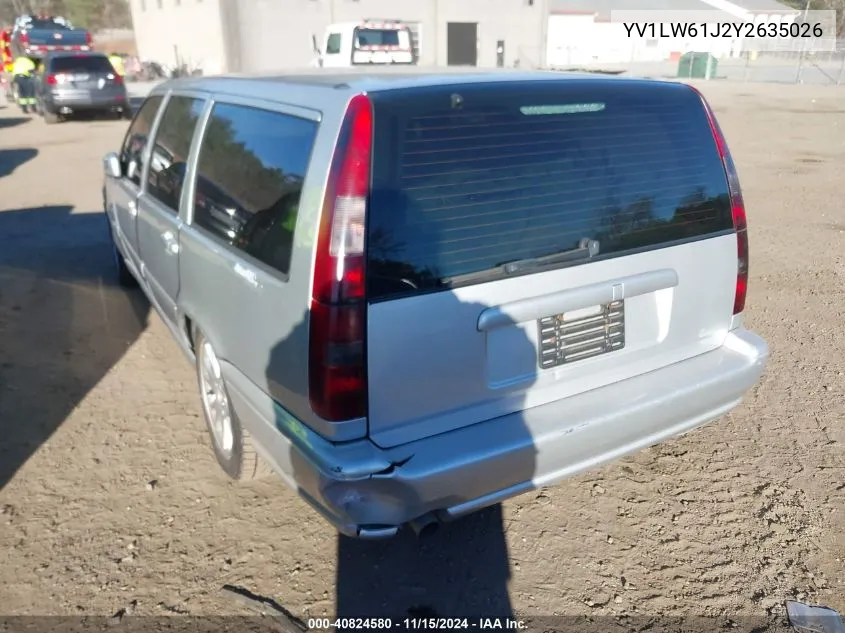 2000 Volvo V70 Se VIN: YV1LW61J2Y2635026 Lot: 40824580