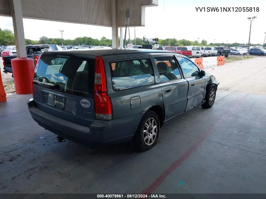 2001 Volvo V70 2.4 VIN: YV1SW61NX12055818 Lot: 40079961