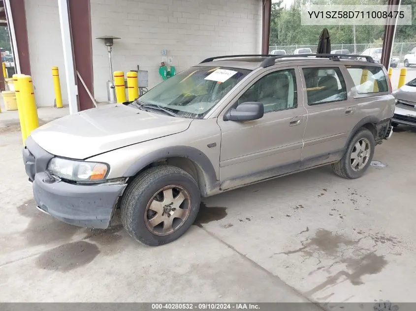 2001 Volvo V70 Xc VIN: YV1SZ58D711008475 Lot: 40280532