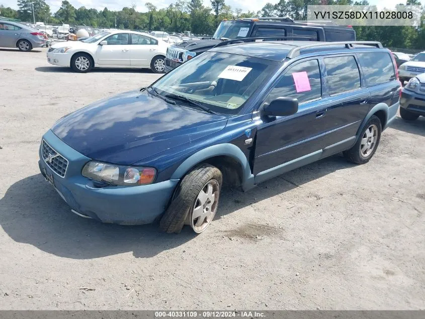 YV1SZ58DX11028008 2001 Volvo V70 Xc