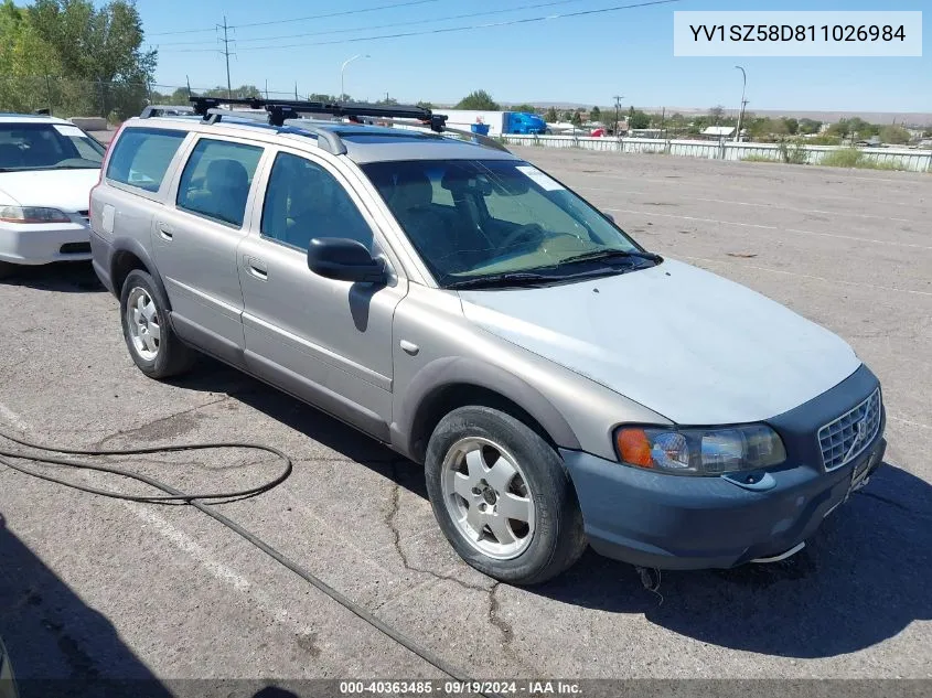 2001 Volvo V70 Xc VIN: YV1SZ58D811026984 Lot: 40363485