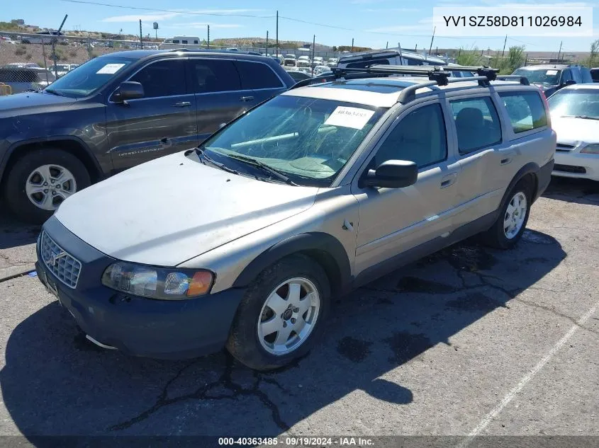 2001 Volvo V70 Xc VIN: YV1SZ58D811026984 Lot: 40363485