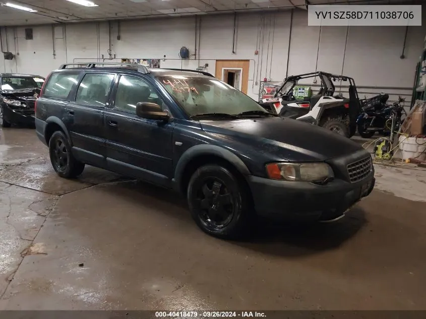 2001 Volvo V70 Xc VIN: YV1SZ58D711038706 Lot: 40418479