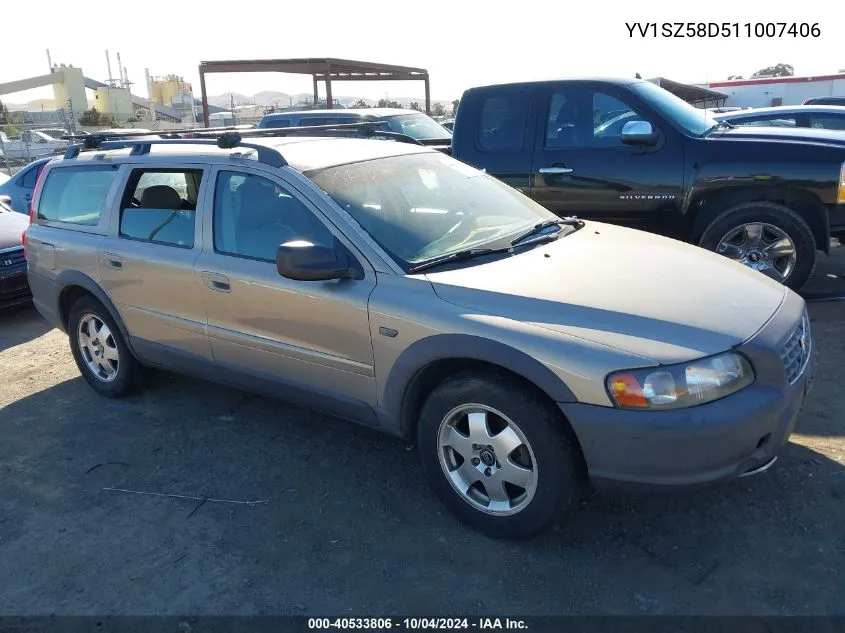 2001 Volvo V70 Xc VIN: YV1SZ58D511007406 Lot: 40533806