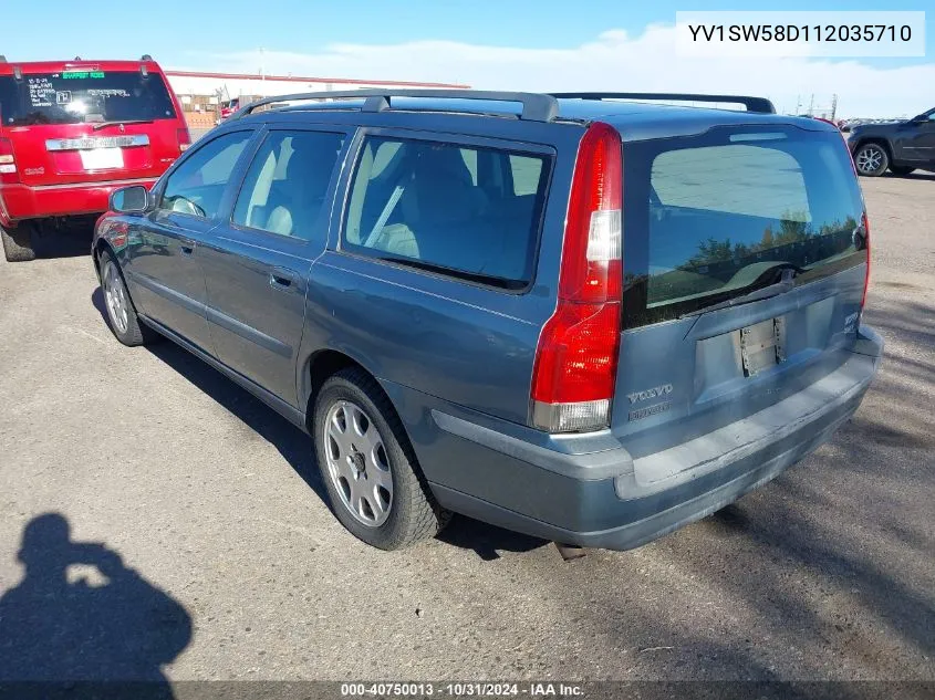 YV1SW58D112035710 2001 Volvo V70 2.4T