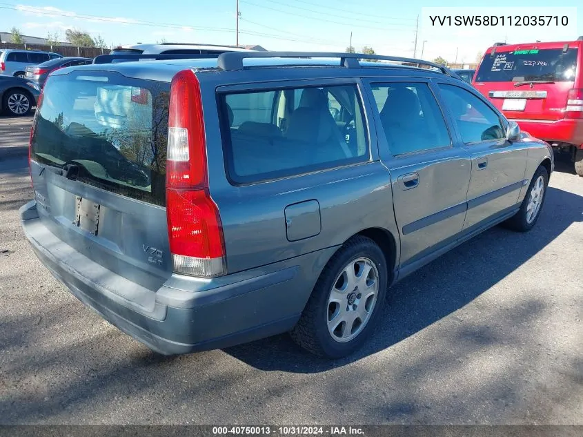 2001 Volvo V70 2.4T VIN: YV1SW58D112035710 Lot: 40750013