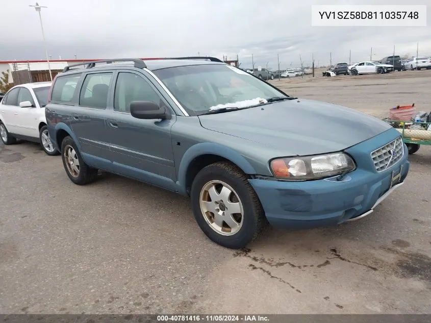 2001 Volvo V70 Xc VIN: YV1SZ58D811035748 Lot: 40781416