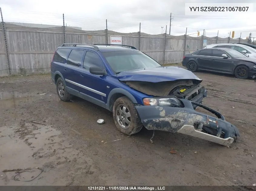 2002 Volvo V70 Xc VIN: YV1SZ58D221067807 Lot: 12131221