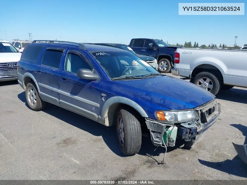 2002 Volvo V70 Xc VIN: YV1SZ58D321063524 Lot: 39793830