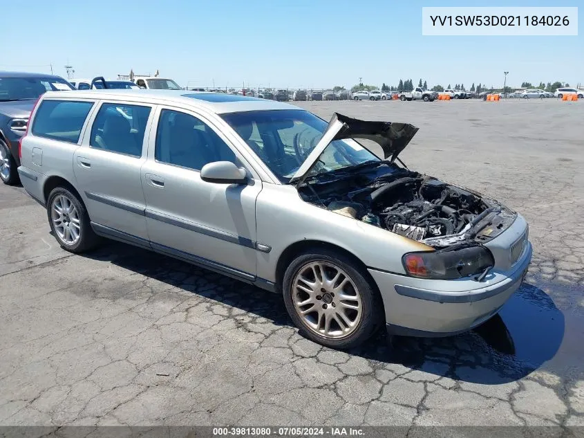 2002 Volvo V70 T5 VIN: YV1SW53D021184026 Lot: 39813080