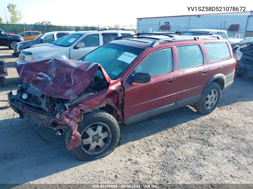 2002 Volvo V70 Xc VIN: YV1SZ58D521078672 Lot: 40336854