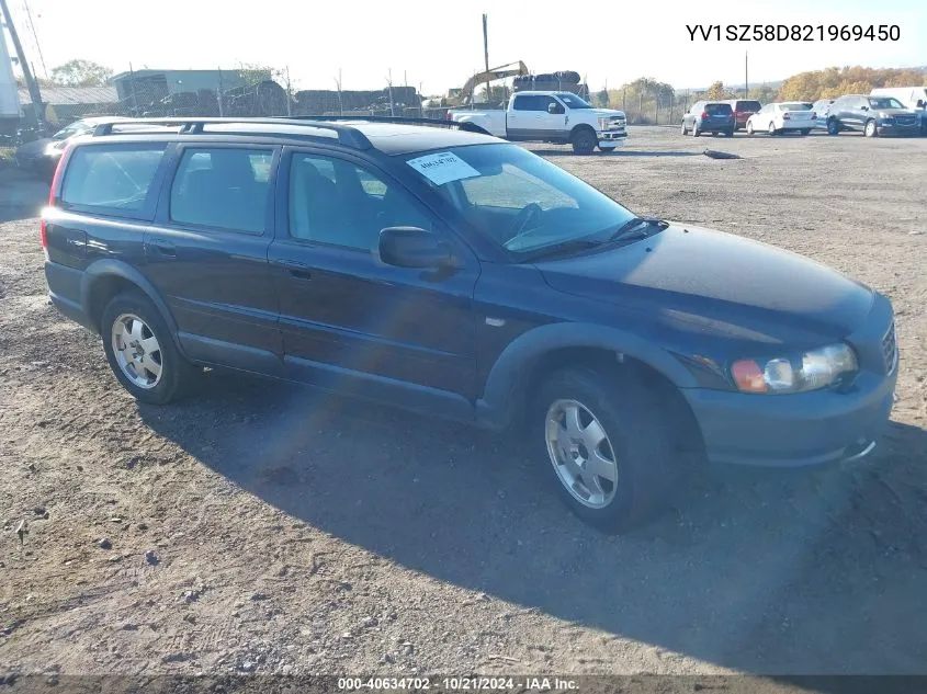 2002 Volvo V70 Xc VIN: YV1SZ58D821969450 Lot: 40634702