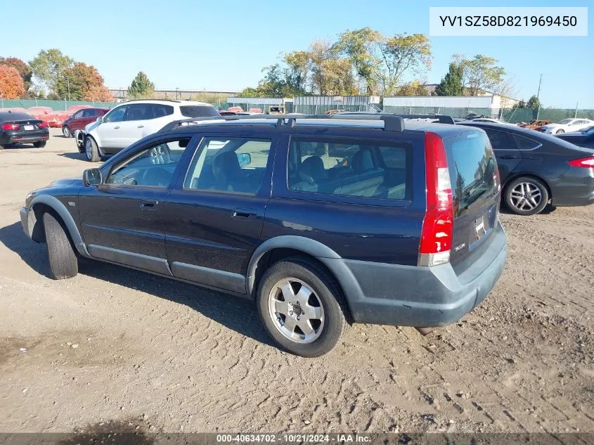 2002 Volvo V70 Xc VIN: YV1SZ58D821969450 Lot: 40634702