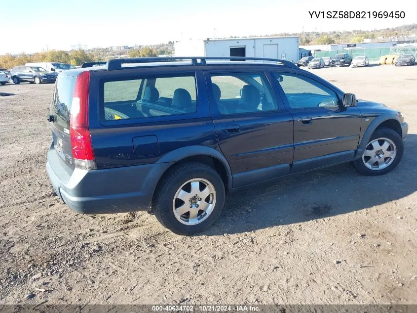 2002 Volvo V70 Xc VIN: YV1SZ58D821969450 Lot: 40634702