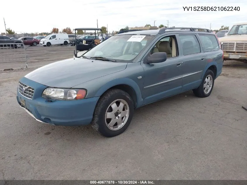 2002 Volvo V70 Xc VIN: YV1SZ58D621062240 Lot: 40677878