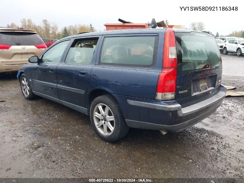 YV1SW58D921186348 2002 Volvo V70 2.4T