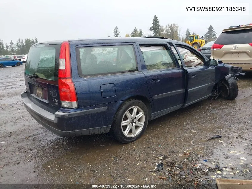 YV1SW58D921186348 2002 Volvo V70 2.4T