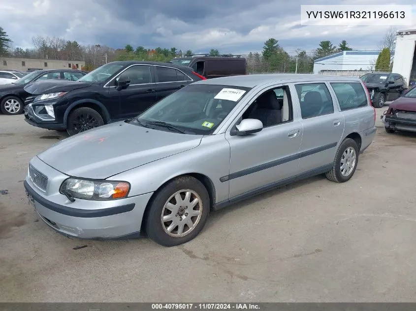 2002 Volvo V70 2.4 VIN: YV1SW61R321196613 Lot: 40795017