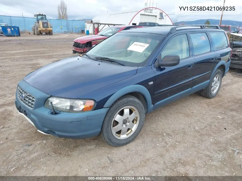 2002 Volvo V70 Xc VIN: YV1SZ58D421069235 Lot: 40839066