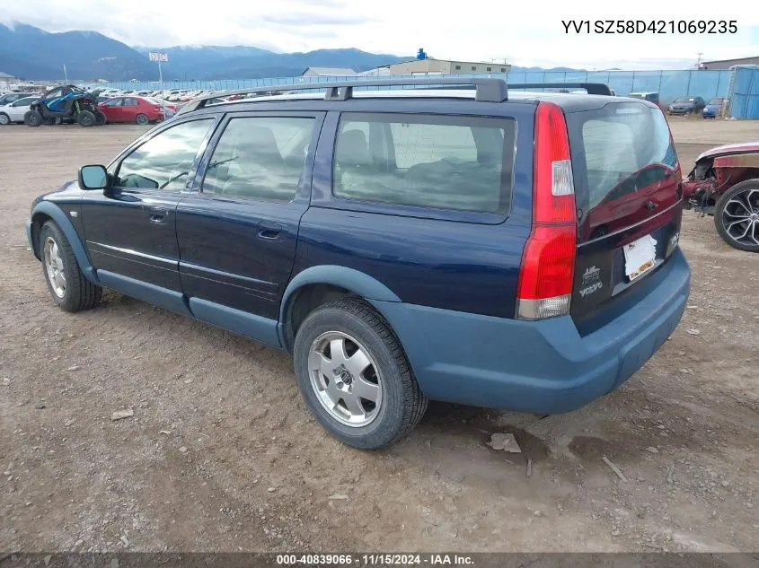 2002 Volvo V70 Xc VIN: YV1SZ58D421069235 Lot: 40839066