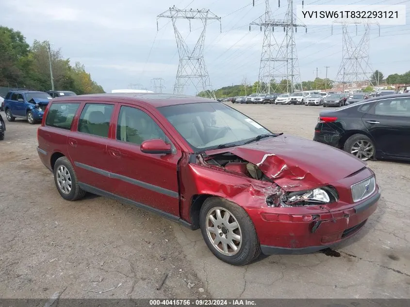 2003 Volvo V70 2.4 VIN: YV1SW61T832293121 Lot: 40415756