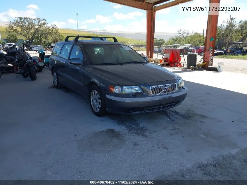 YV1SW61T732293207 2003 Volvo V70 2.4