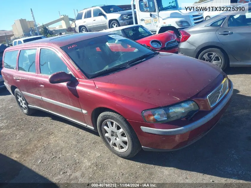 2003 Volvo V70 2.4 VIN: YV1SW61TX32325390 Lot: 40768212