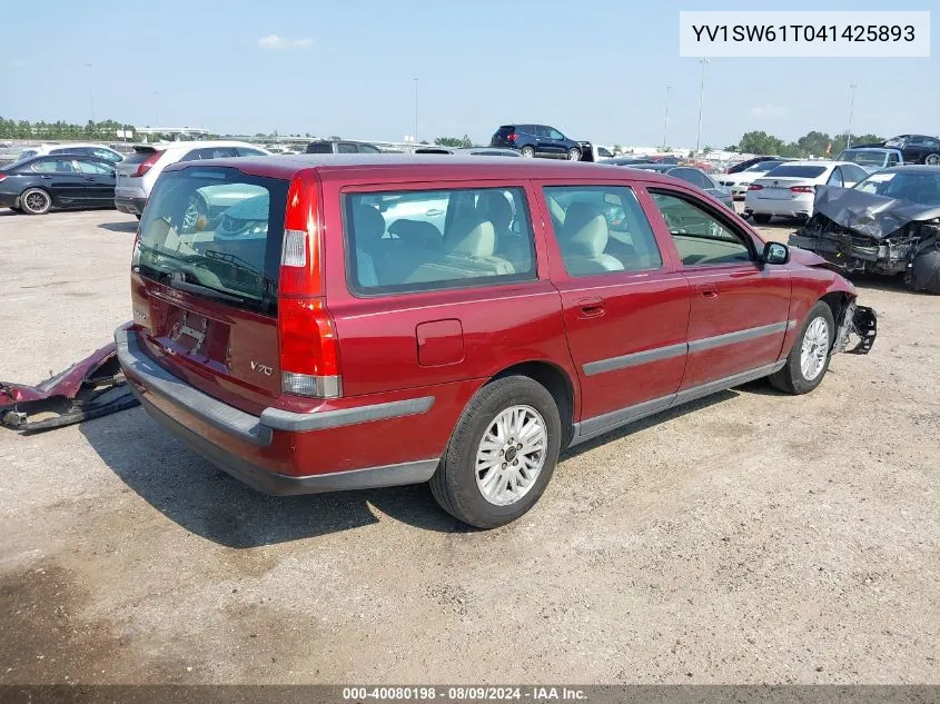 YV1SW61T041425893 2004 Volvo V70 2.4