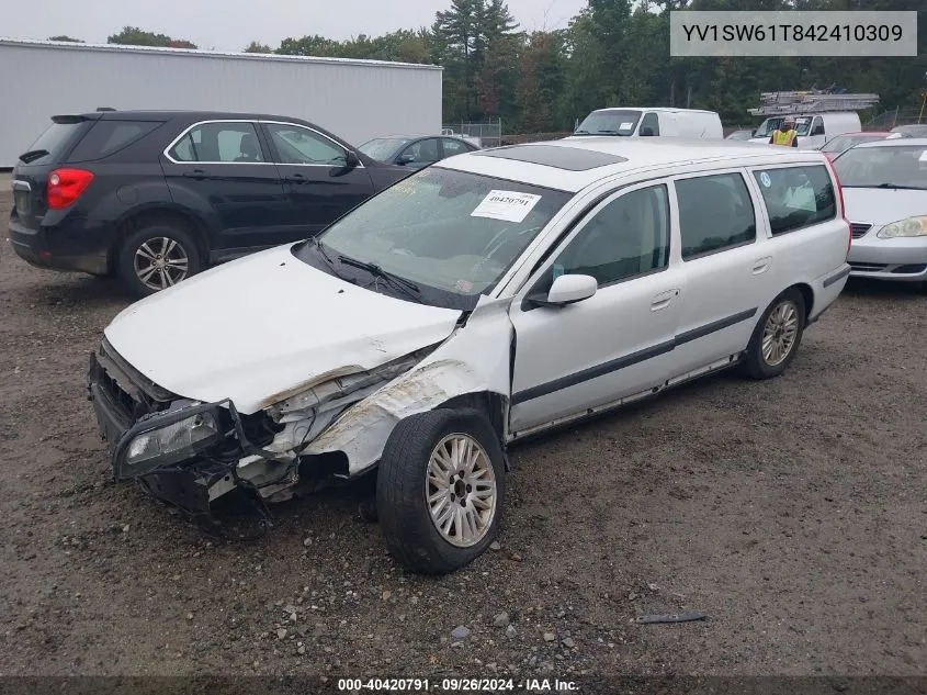 2004 Volvo V70 VIN: YV1SW61T842410309 Lot: 40420791