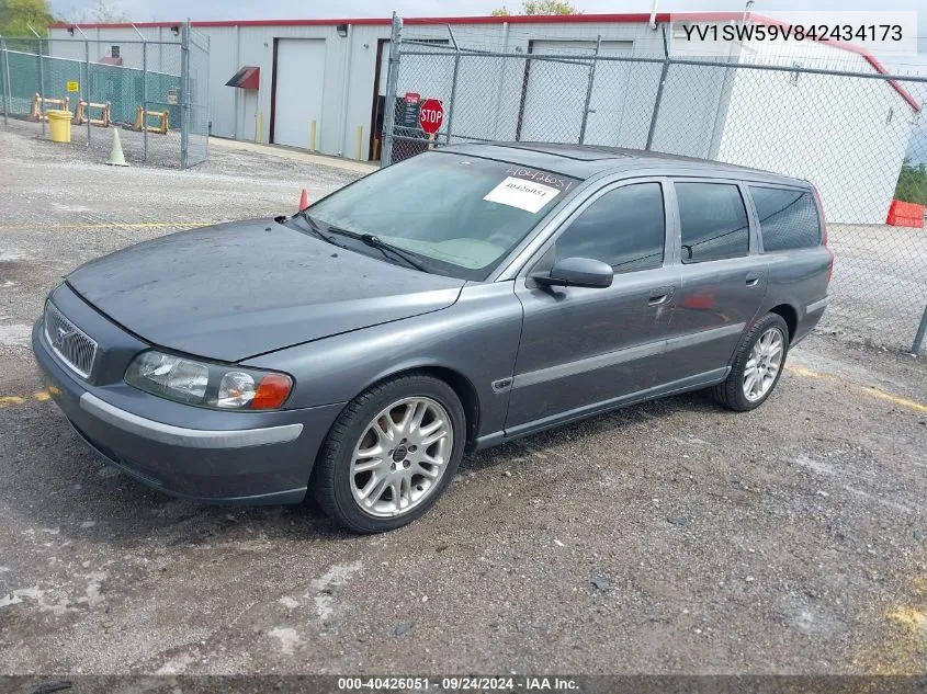 2004 Volvo V70 2.5T/2.5T A/2.5T A Sr VIN: YV1SW59V842434173 Lot: 40426051