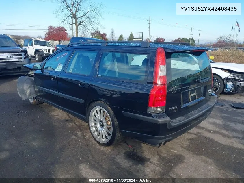 2004 Volvo V70 R VIN: YV1SJ52YX42408435 Lot: 40792816