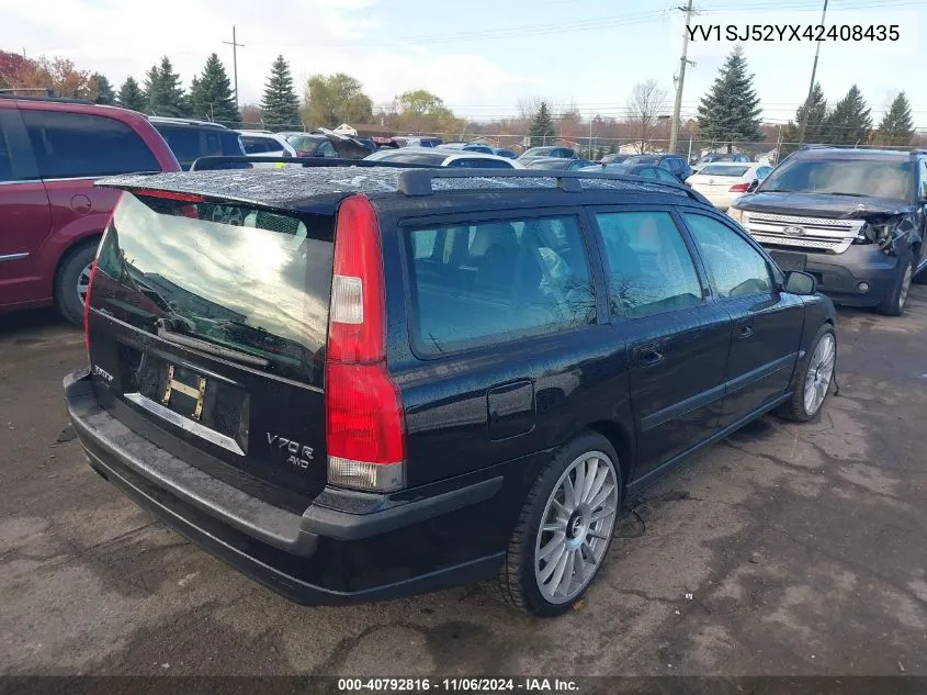 2004 Volvo V70 R VIN: YV1SJ52YX42408435 Lot: 40792816