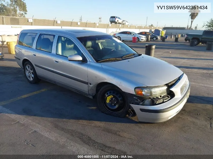 2004 Volvo V70 2.5T VIN: YV1SW59V642361434 Lot: 40801585