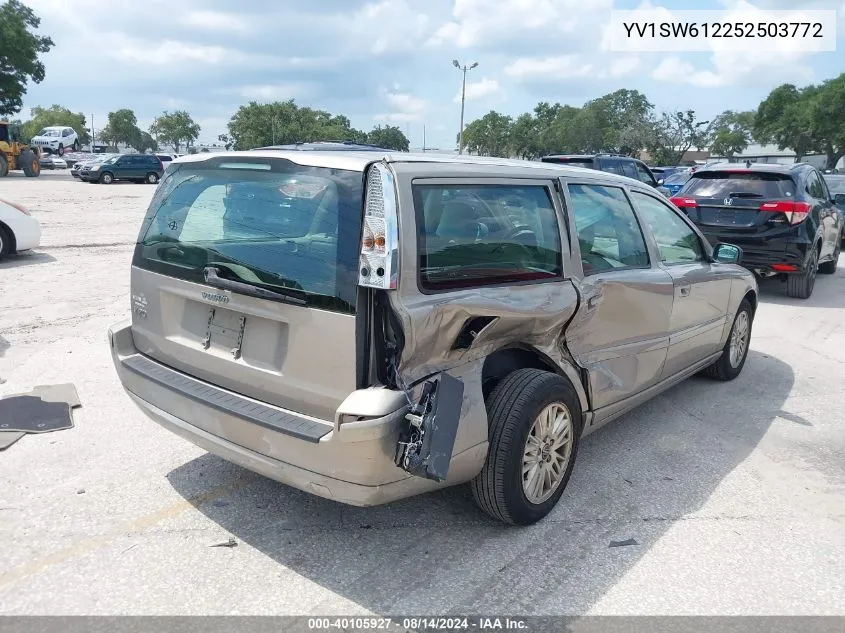 2005 Volvo V70 VIN: YV1SW612252503772 Lot: 40105927