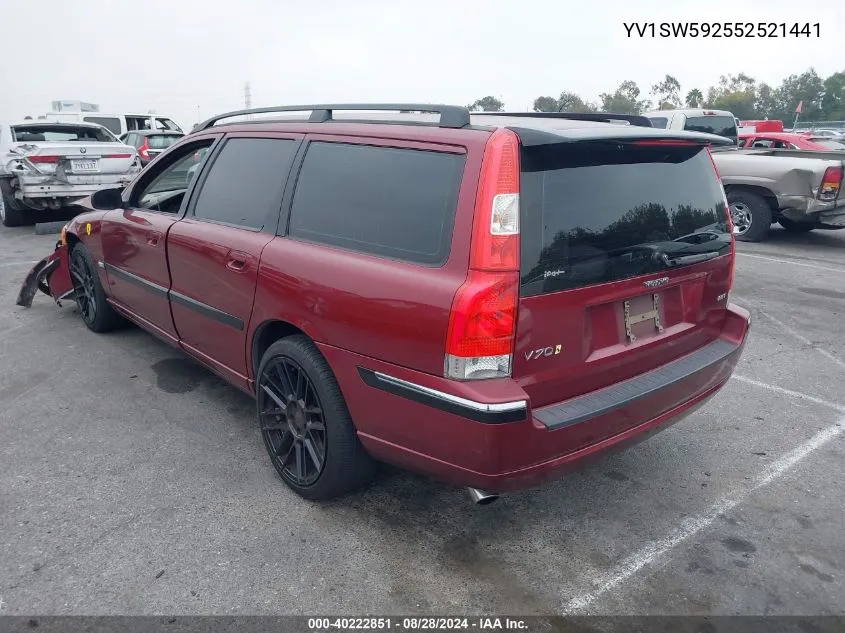 YV1SW592552521441 2005 Volvo V70 2.5T