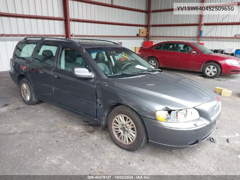 2005 Volvo V70 2.4 VIN: YV1SW640452509650 Lot: 40479127