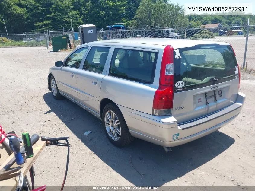 YV1SW640062572911 2006 Volvo V70 2.4