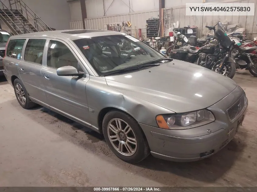 YV1SW640462575830 2006 Volvo V70 2.4