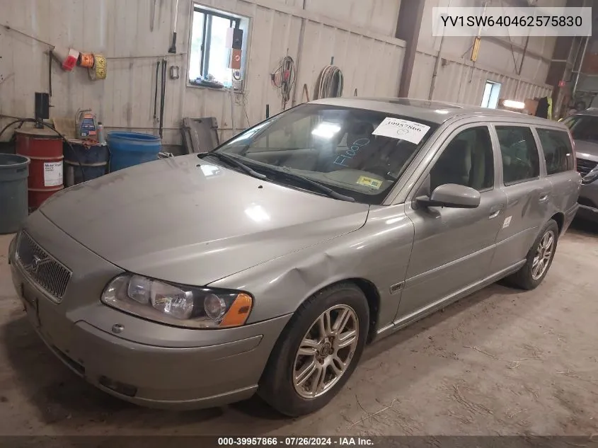 YV1SW640462575830 2006 Volvo V70 2.4