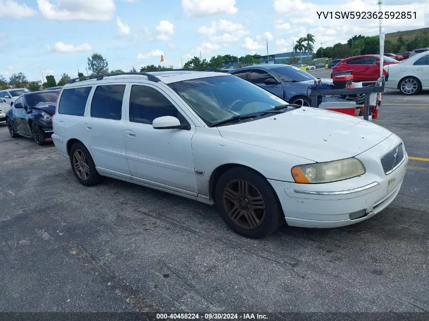 2006 Volvo V70 2.5T VIN: YV1SW592362592851 Lot: 40458224