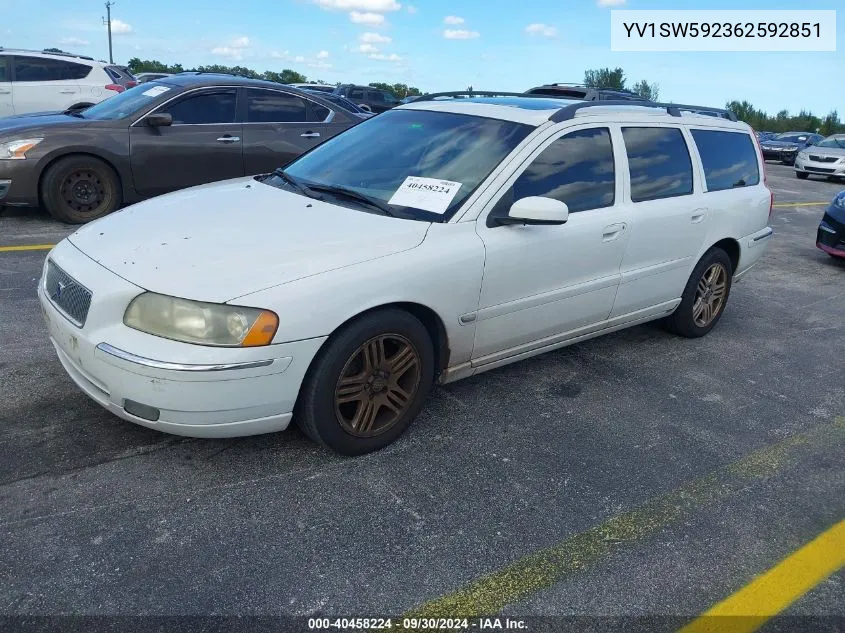 2006 Volvo V70 2.5T VIN: YV1SW592362592851 Lot: 40458224