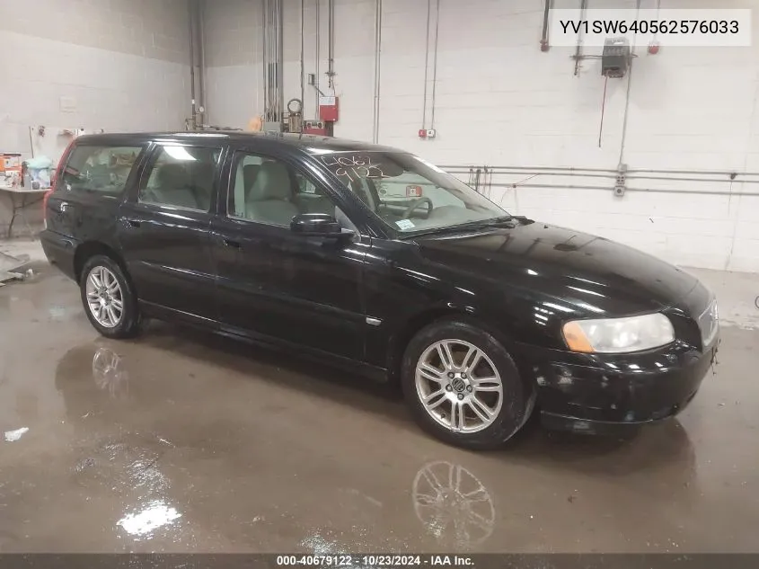 2006 Volvo V70 2.4 VIN: YV1SW640562576033 Lot: 40679122