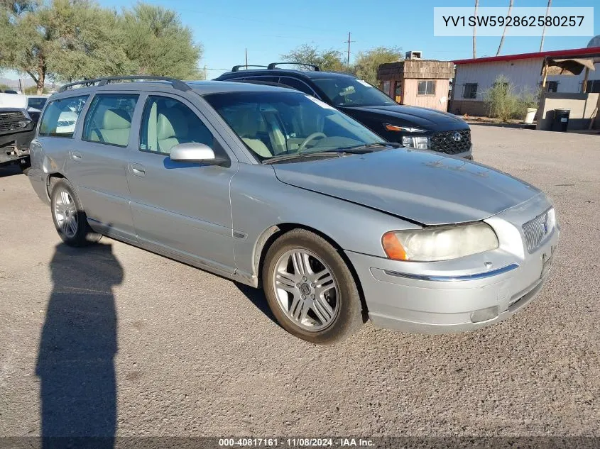 2006 Volvo V70 2.5T VIN: YV1SW592862580257 Lot: 40817161