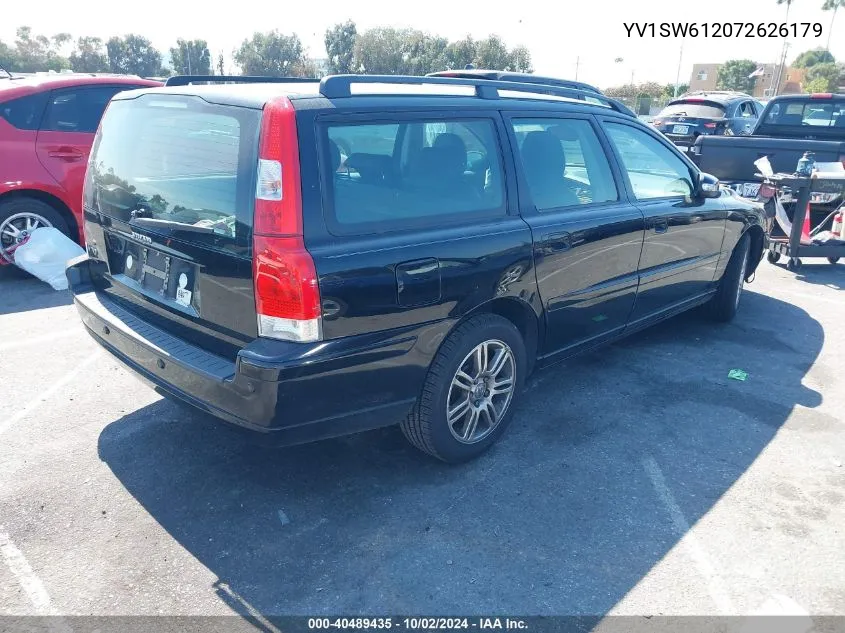 2007 Volvo V70 2.4 VIN: YV1SW612072626179 Lot: 40489435