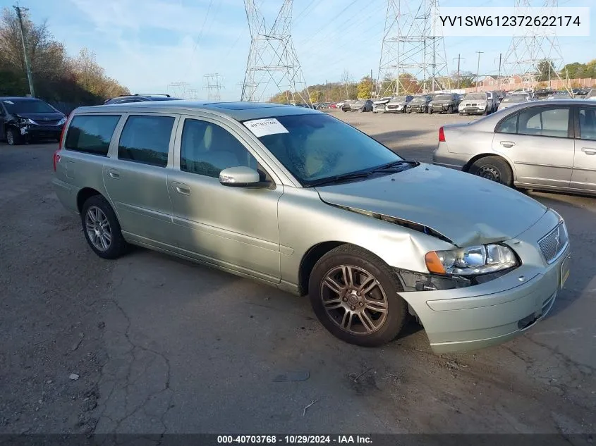 2007 Volvo V70 2.4 VIN: YV1SW612372622174 Lot: 40703768