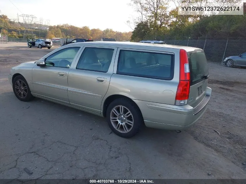 2007 Volvo V70 2.4 VIN: YV1SW612372622174 Lot: 40703768