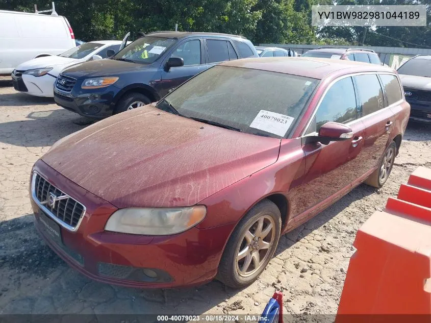 2008 Volvo V70 3.2 VIN: YV1BW982981044189 Lot: 40079023