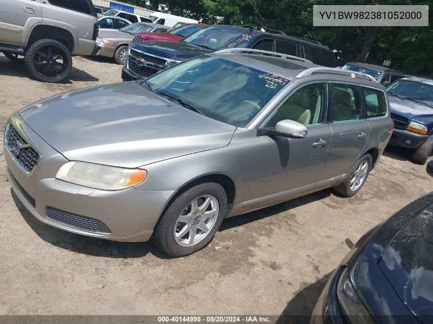 YV1BW982381052000 2008 Volvo V70 3.2