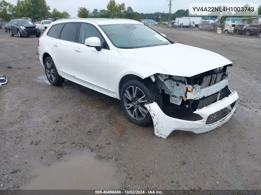 2017 Volvo V90 Cross Country T6 VIN: YV4A22NL4H1003743 Lot: 40496686